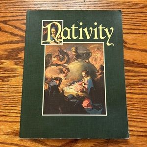 1983 Nativity First Edition 63 Page Paperback Book w/ great Christian Art
